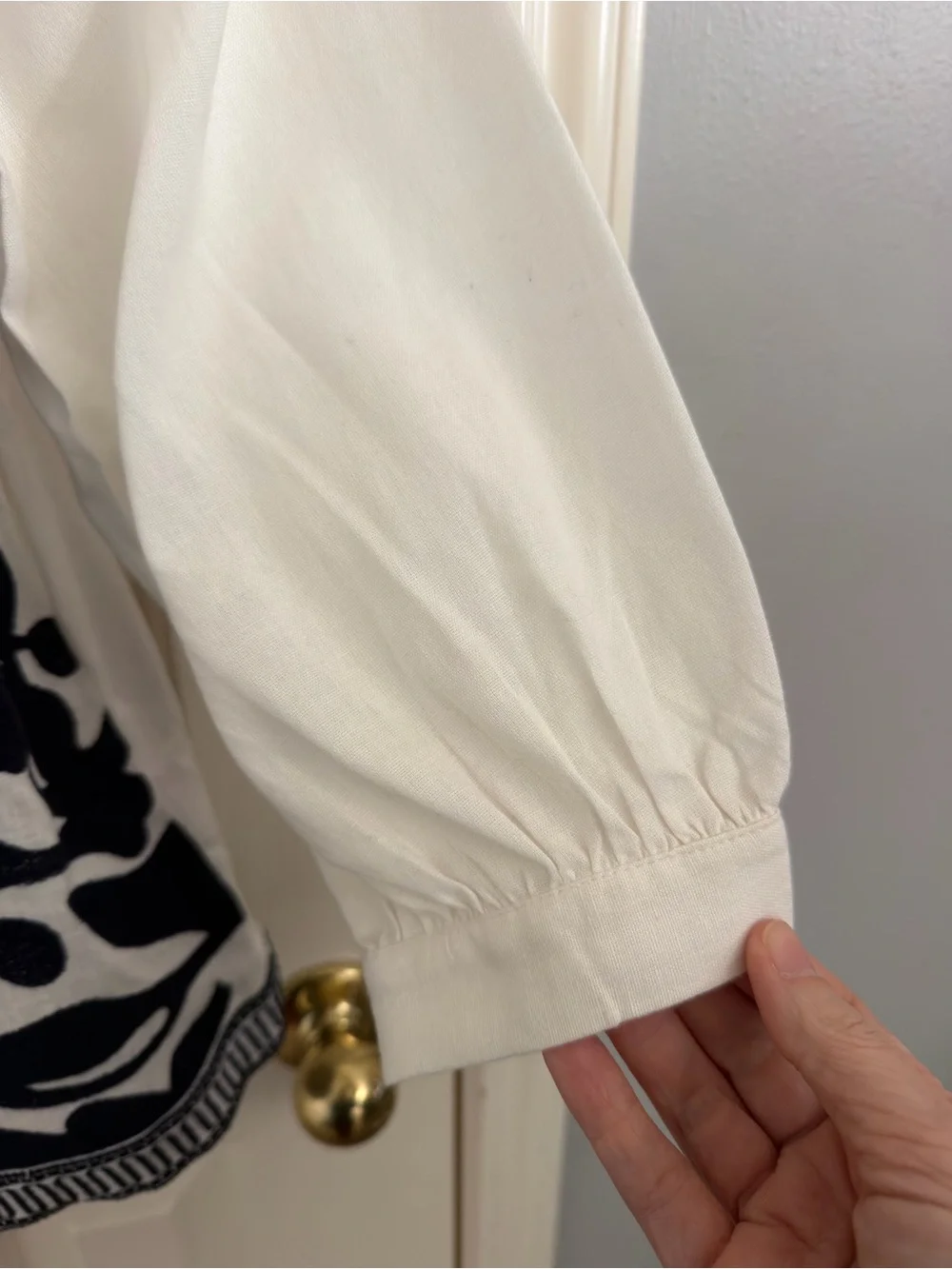 NWT Maeve by Anthropologie Liyah Embroidered Peasant Blouse